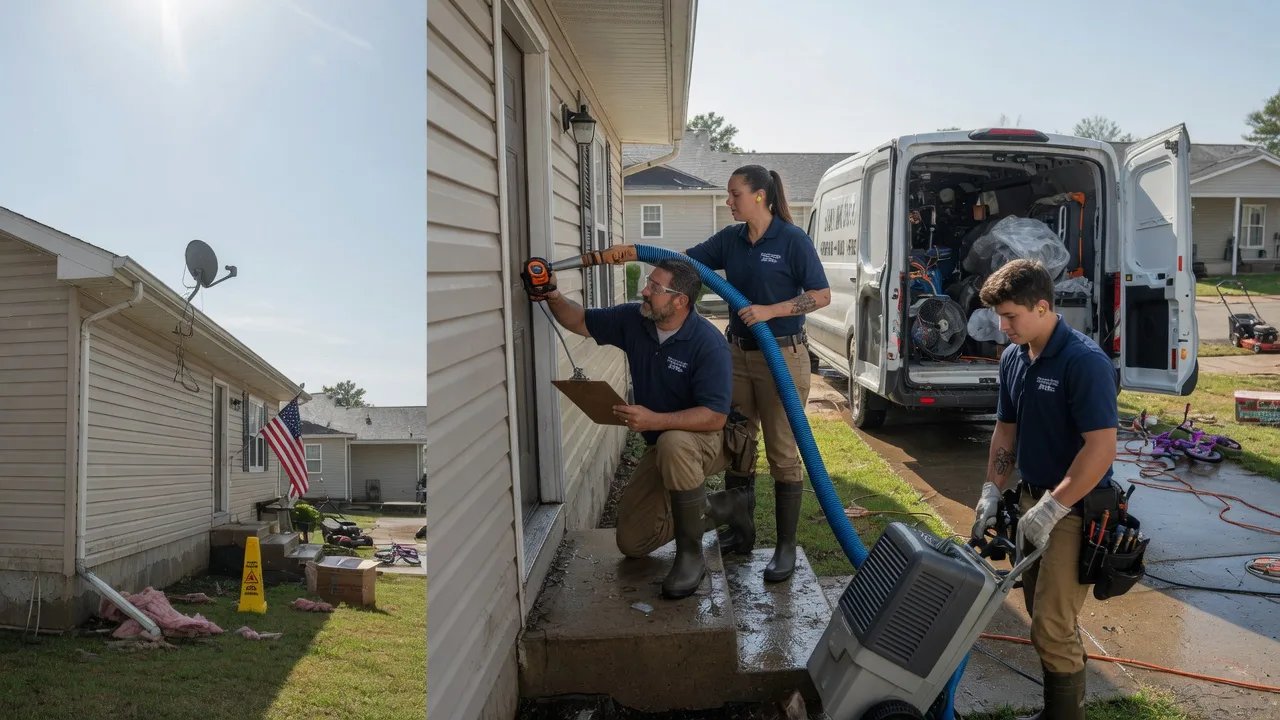 Ceiling Water Damage Restoration in Isonville, KY near me